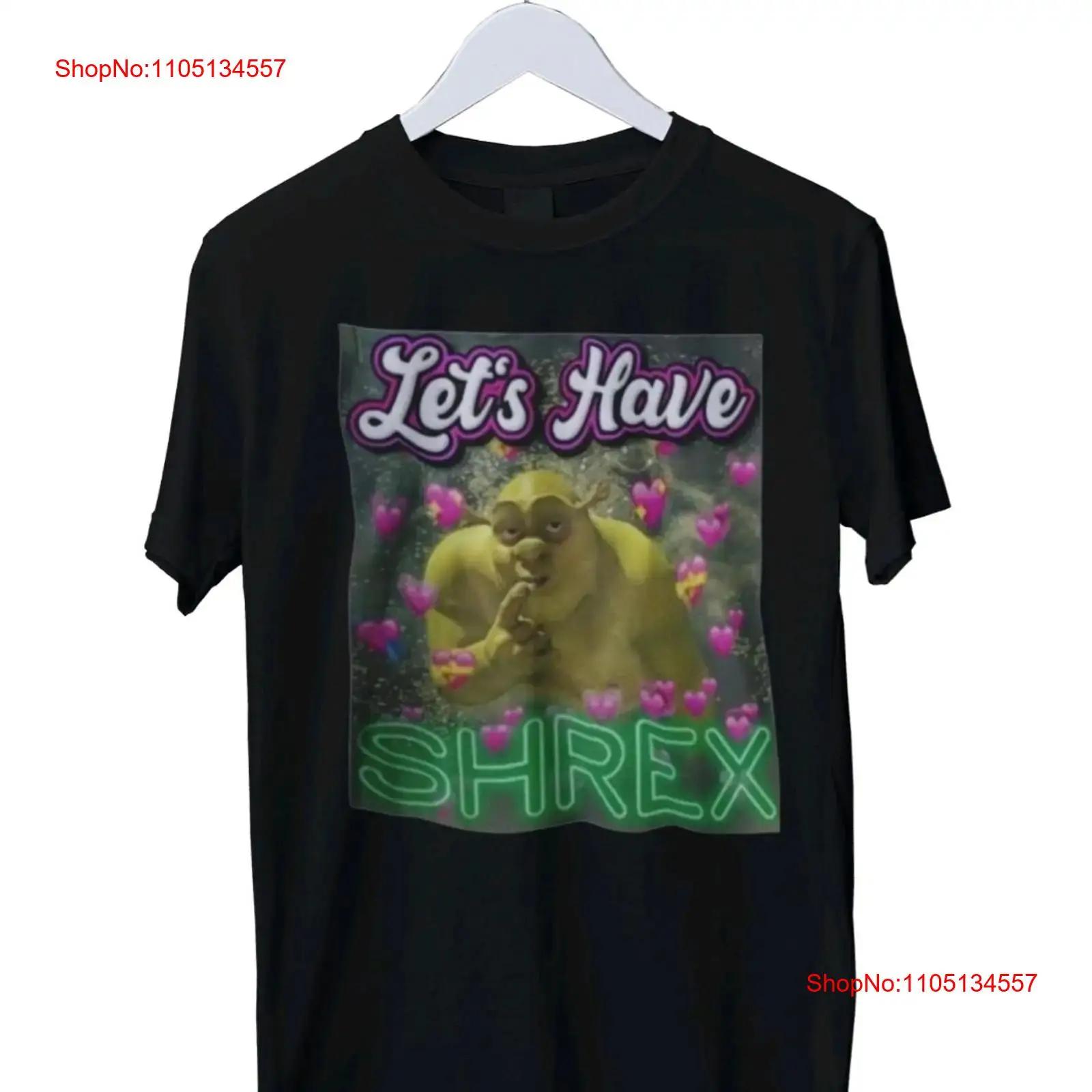 Xl Men'S Fashion - Lets Have Shrex Meme T-shirt drôle