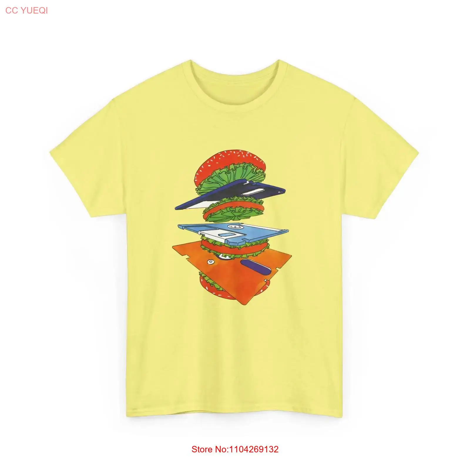 Men'S Fashion Mag - T-shirt vintage 1989 avec motif d'art