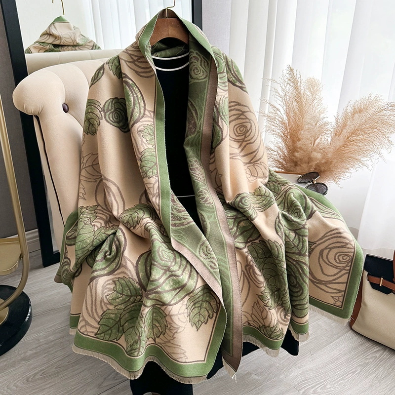 Mens Fashion Poncho - Femmes hommes automne hiver rétro cachemire