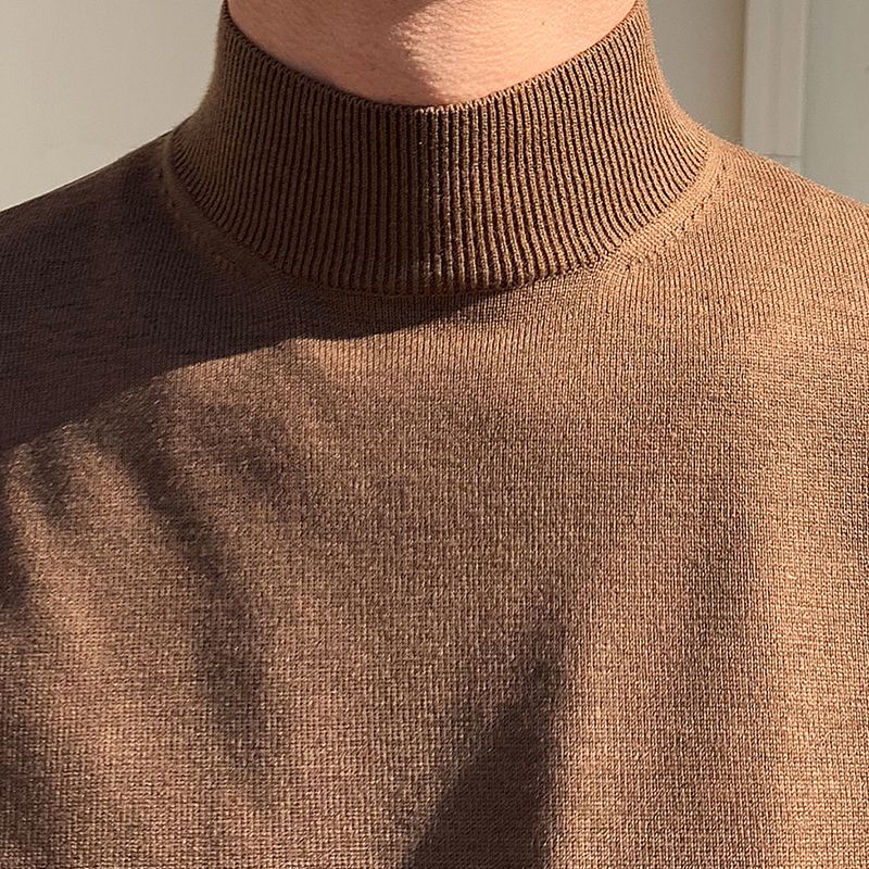 Turtleneck Sweater Men - Pull à col roulé pour hommes,