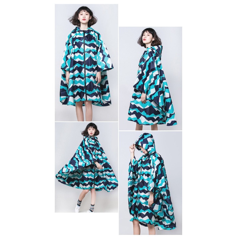 Mens Fashion Poncho - Mode femmes imperméable léger motard équitation