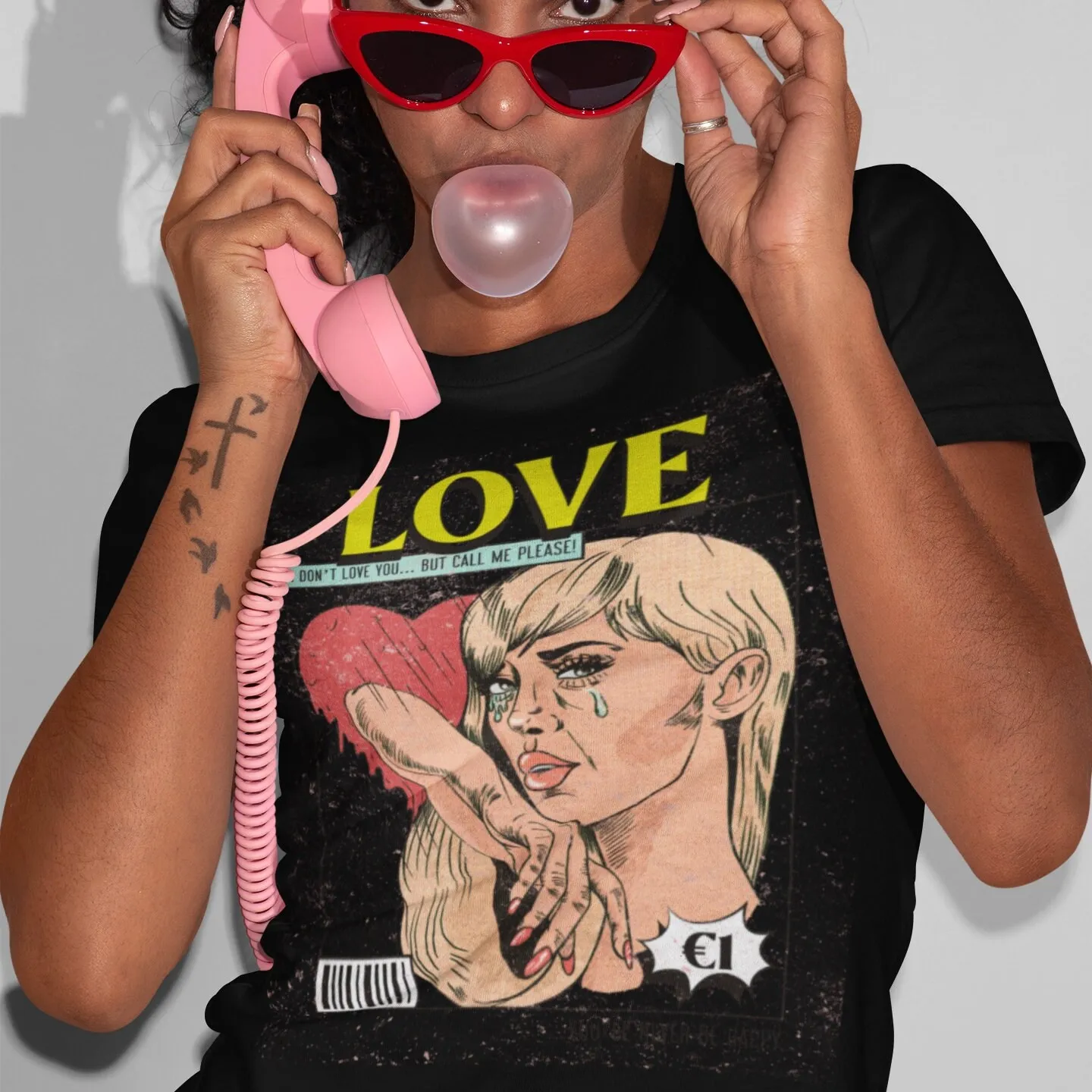 Men'S Fashion 70S - T-shirt Love Retro Vibe I Don