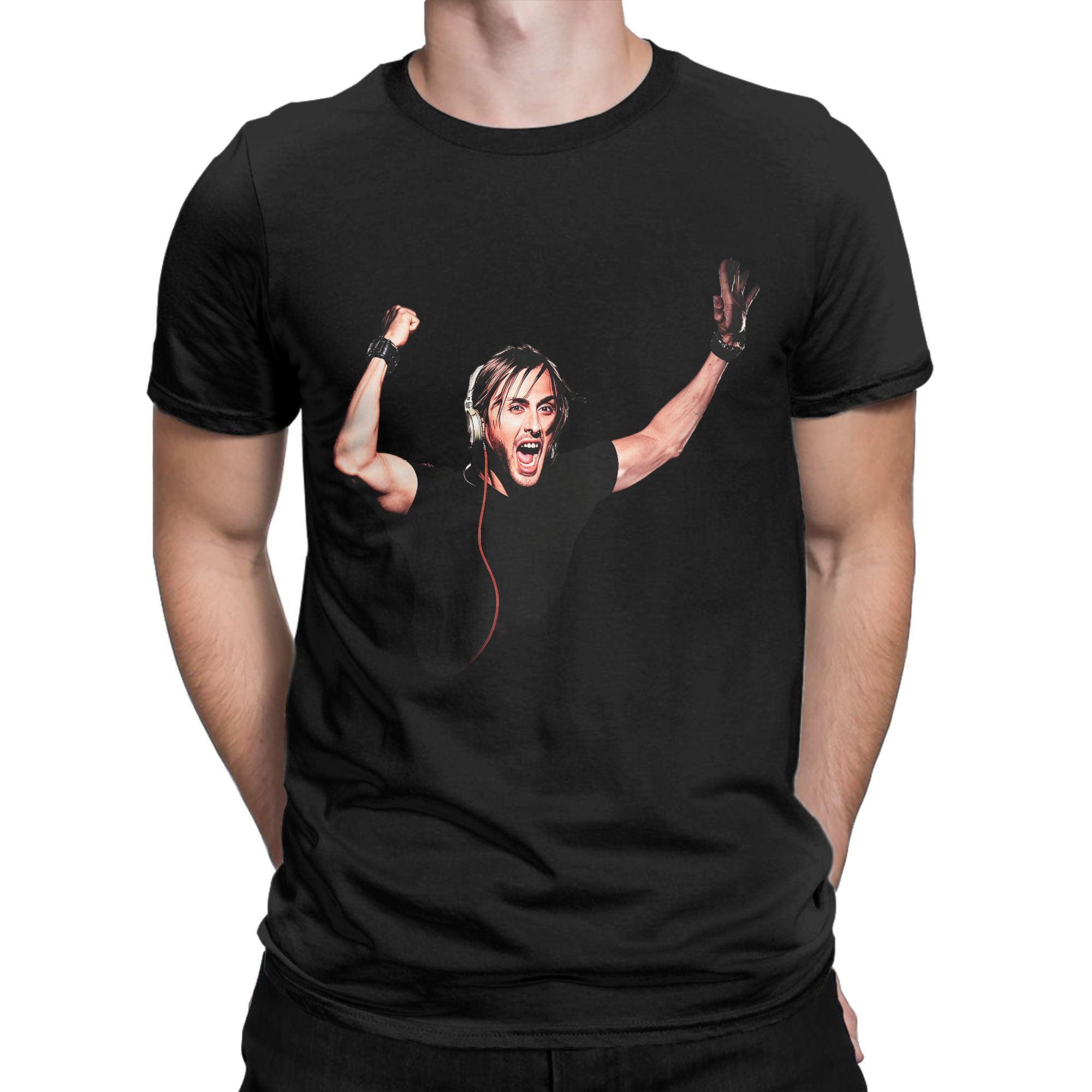 Men'S Fashion Mag - T-Shirt surdimensionné Davids Guettas Dj Mag