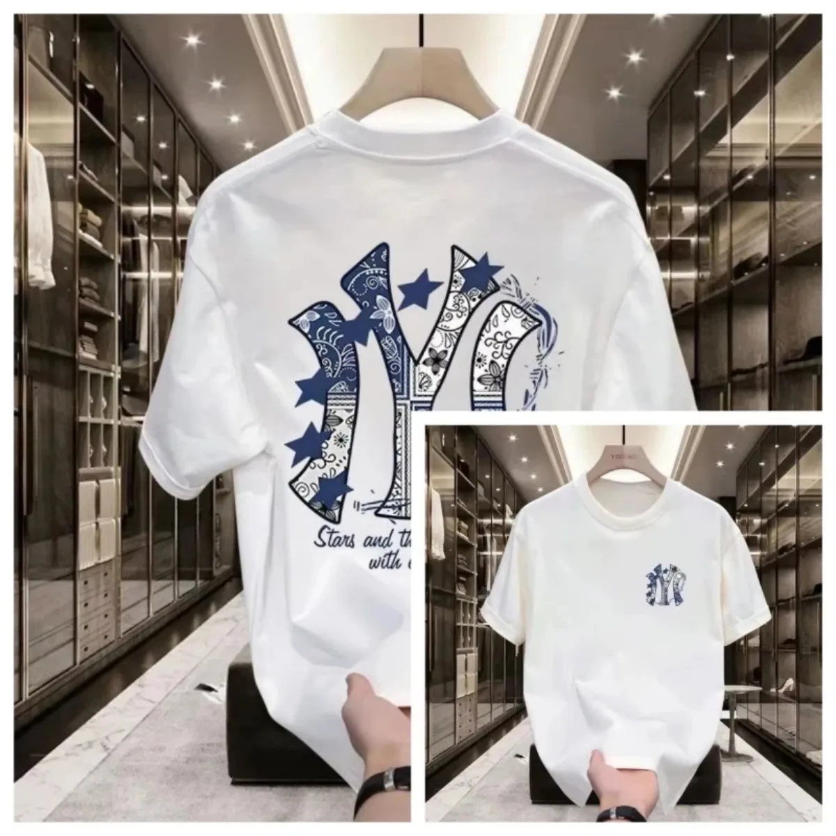 Men'S Fashion Nova - T-shirt Homme Imprimé à Manches Courtes