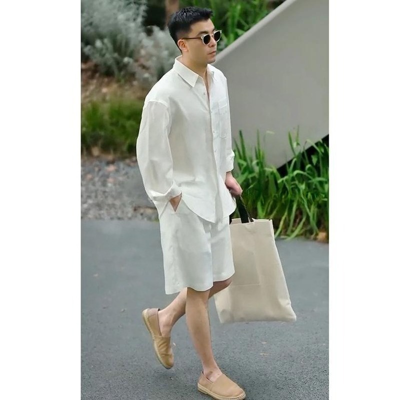 Mens Fashion Trends 2026 - Ensemble décontracté d'été en lyocell et