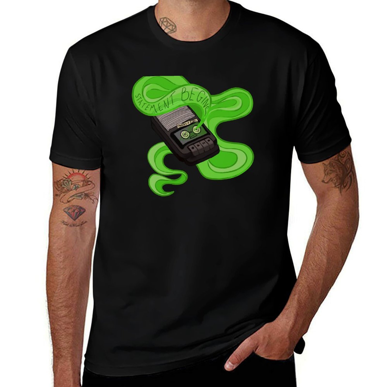 Men'S Fashion Mag - T-shirt MAG Statement Begins, T-shirt imprimé