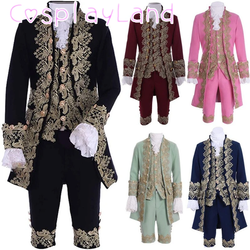 Jacket Mens Fashion - Costume victorien pour hommes, uniforme médiéval