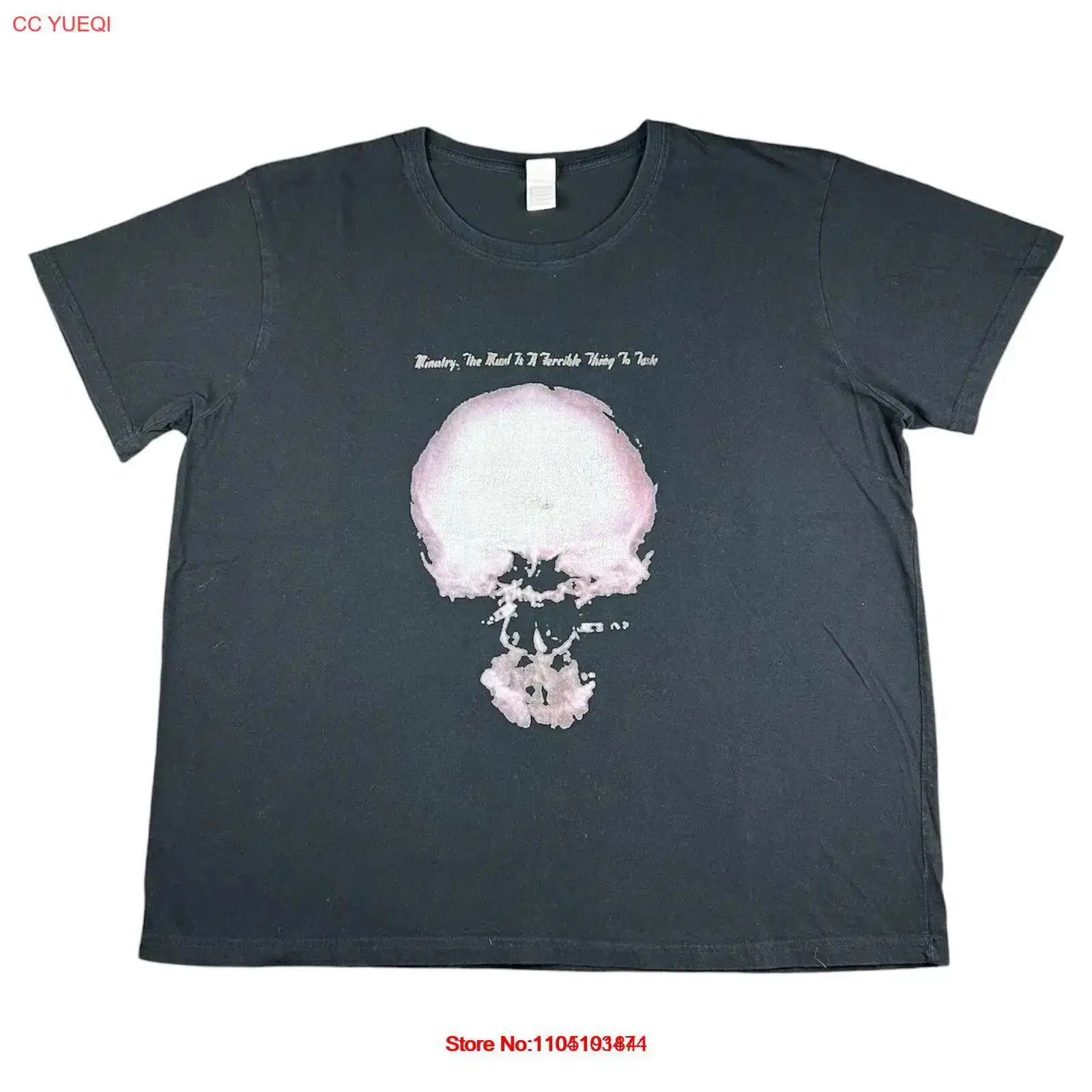 Xl Men'S Fashion - T-shirt groupe de métal du ministère,