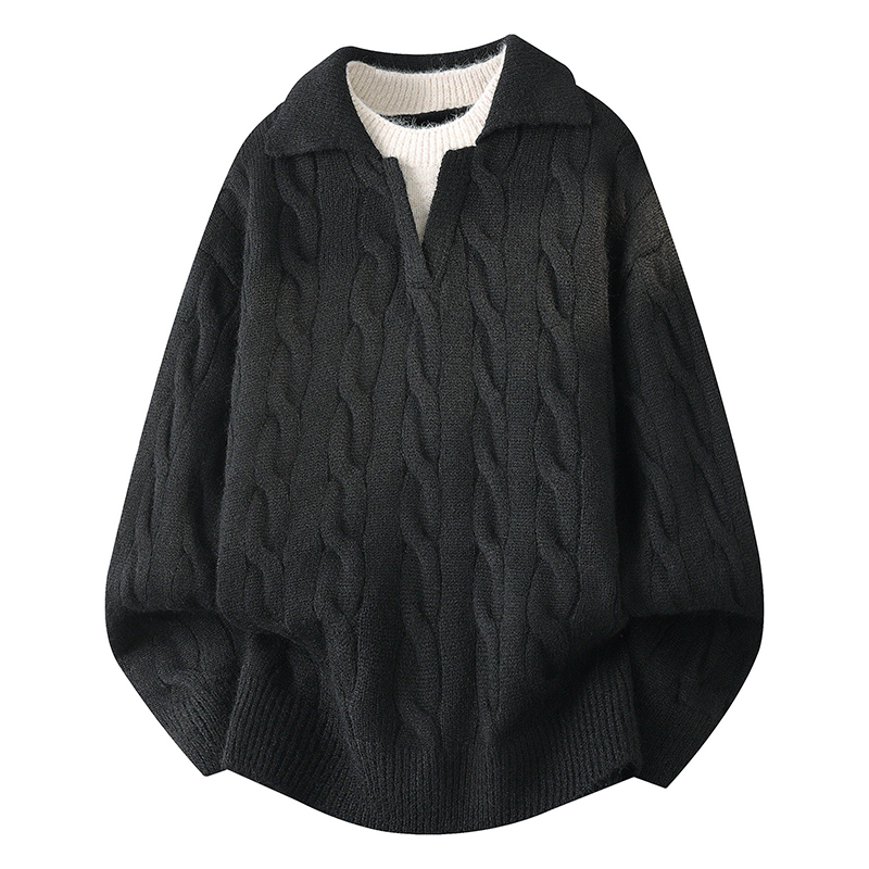Mens Fashion Trends 2026 - Pull tricoté décontracté pour homme, grande