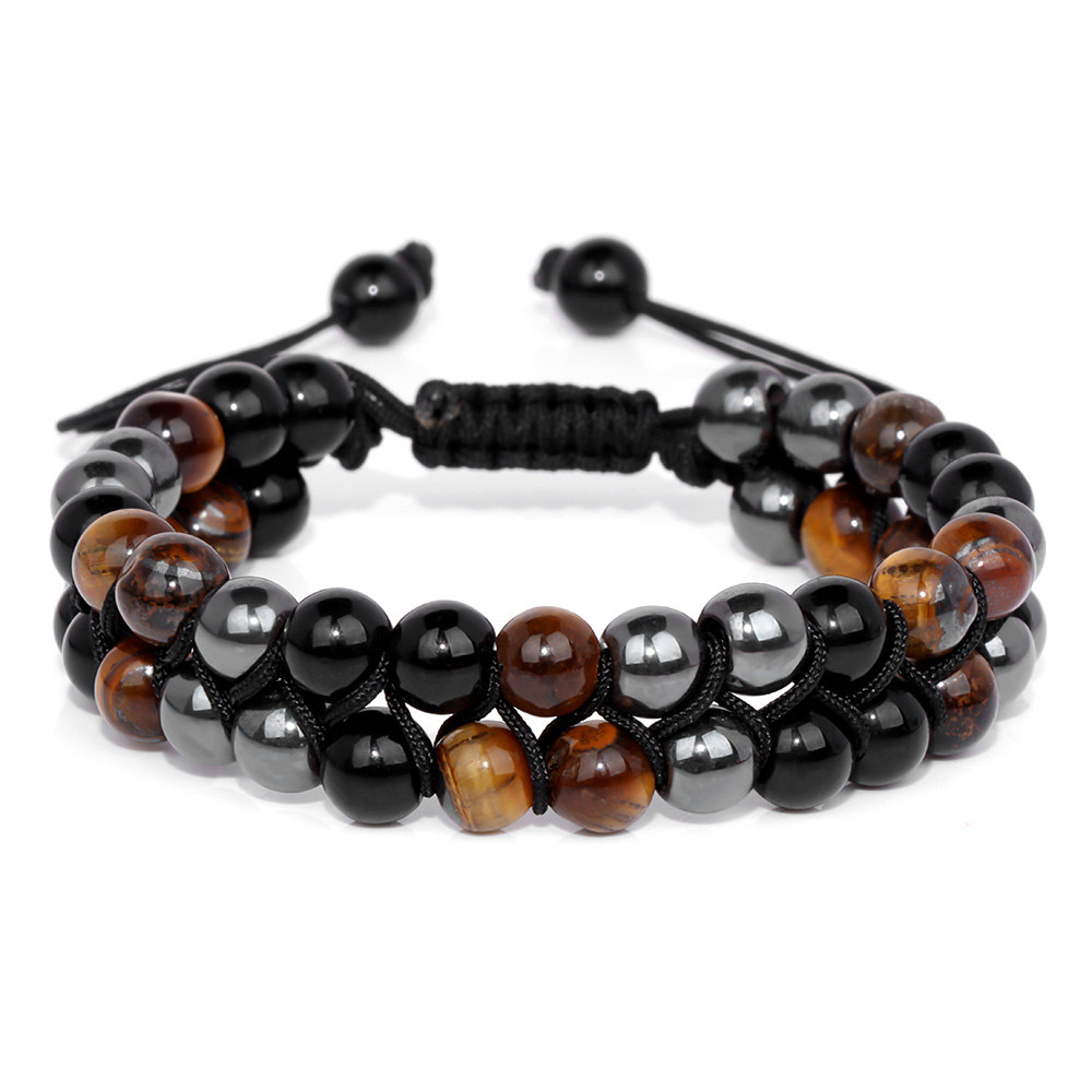 Men'S Fashion Mag - Mode hommes Triple Protection Bracelets hématite