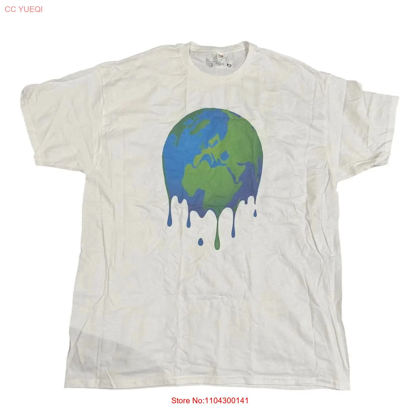 Xl Men'S Fashion - T-shirt Melting Earth blanc taille XL