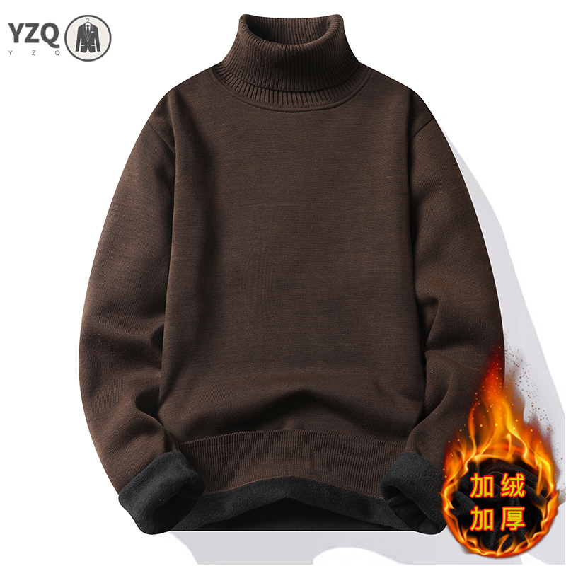 Turtleneck Sweater Men - Sweat-shirt à col roulé pour hommes,