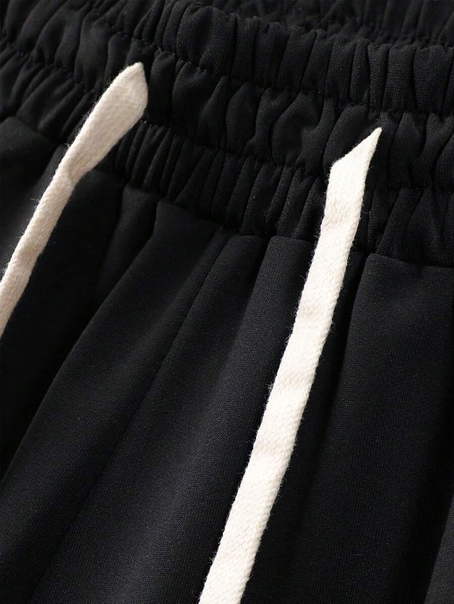Men'S Fashion Polo Shirt - Ensemble polo et short rayés à