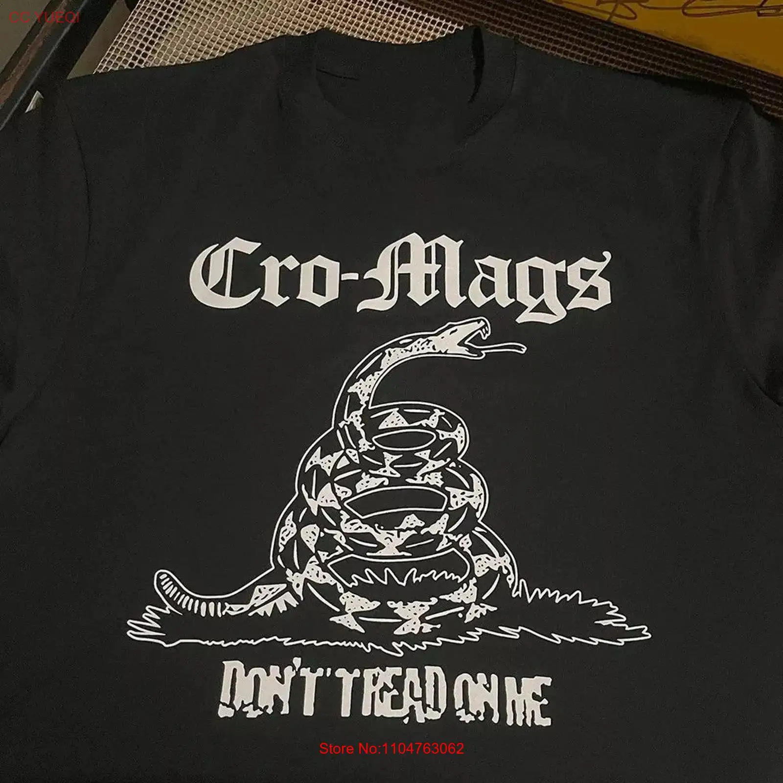 Men'S Fashion Mag - T-shirt Cro Mags Band Tour pour
