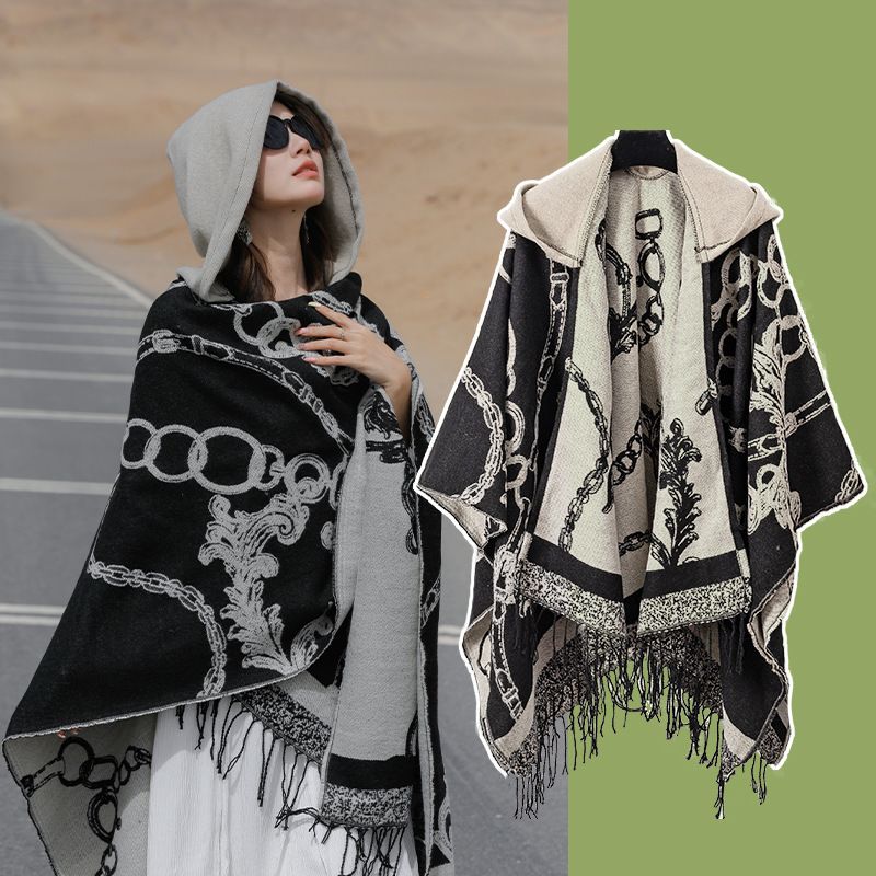 Mens Fashion Poncho - 2026 femmes manteau Cape manteau hommes