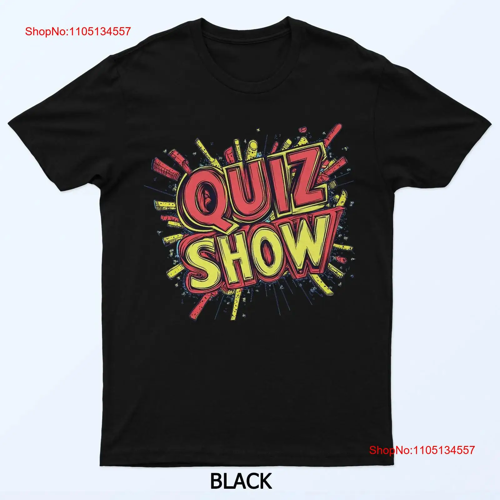 Men'S Fashion Quiz - T-shirt drôle Quiz Show Mania pour