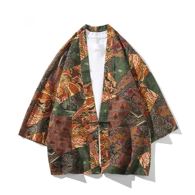 Men'S Fashion Formal - Style ethnique imprimé Yukata hommes femmes