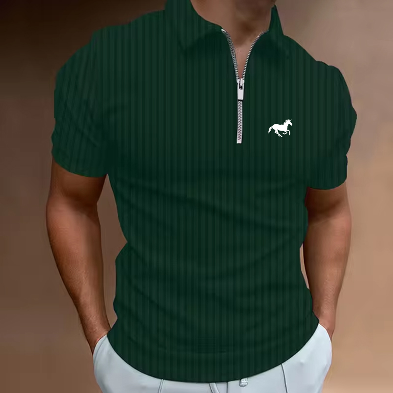 Été hommes chemise de Golf Pol - Mens Fashion Quarter Zip avis et prix