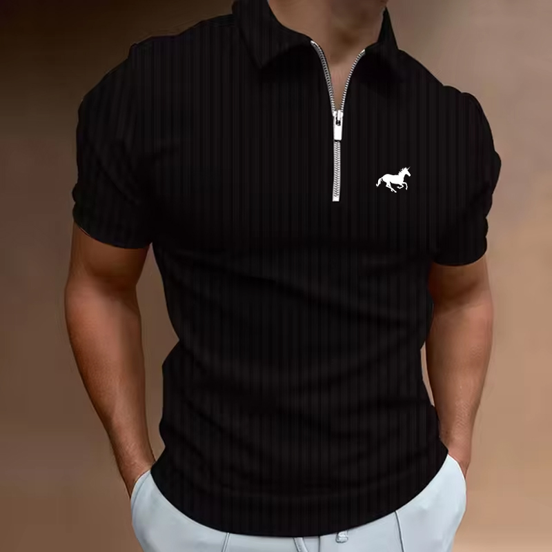 Été hommes chemise de Golf Pol - Mens Fashion Quarter Zip avis et prix