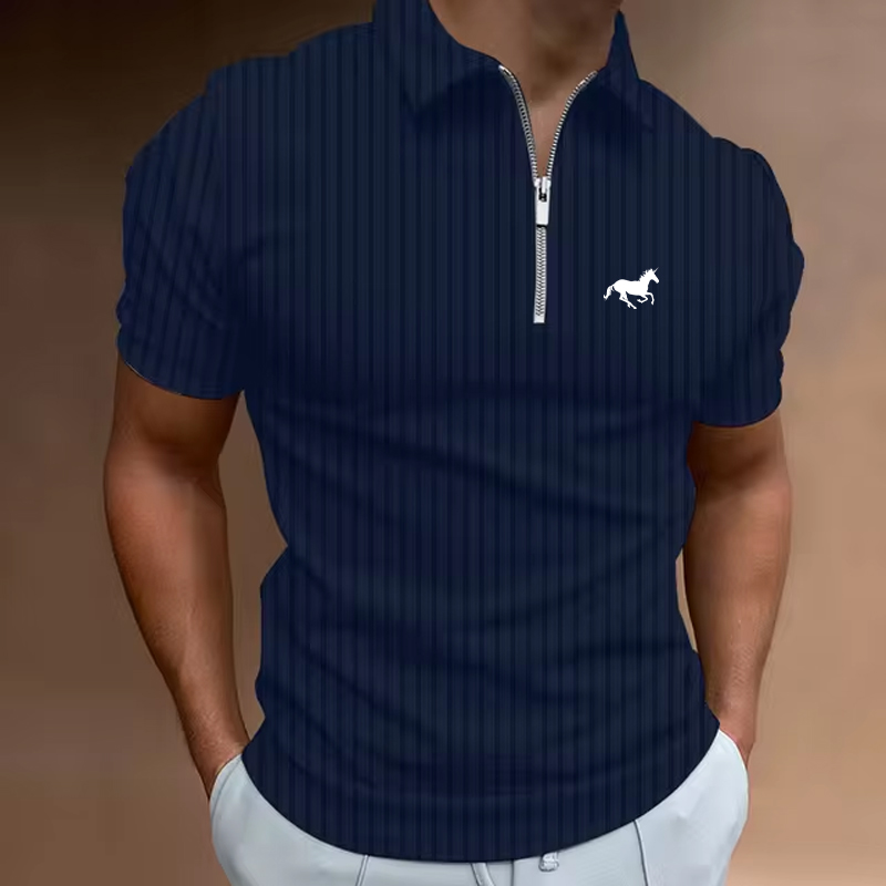Été hommes chemise de Golf Pol - Mens Fashion Quarter Zip avis et prix