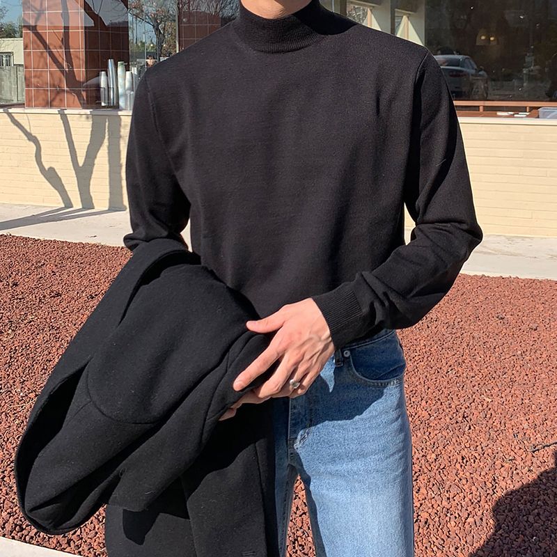 Pull à col roulé pour hommes,  - Turtleneck Sweater Men avis et prix