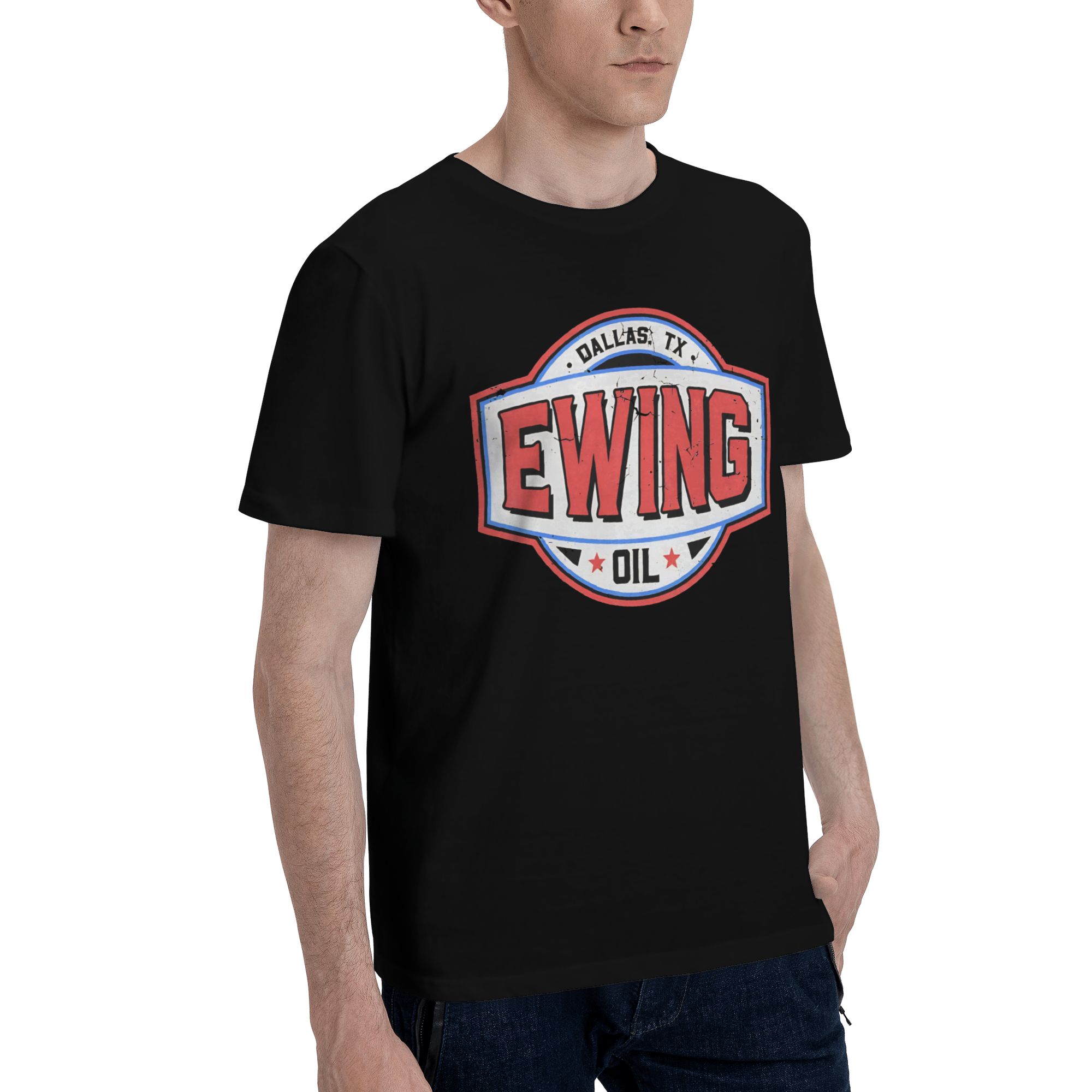 T-shirt en pur coton pour homm - Men'S Fashion 70S avis et prix
