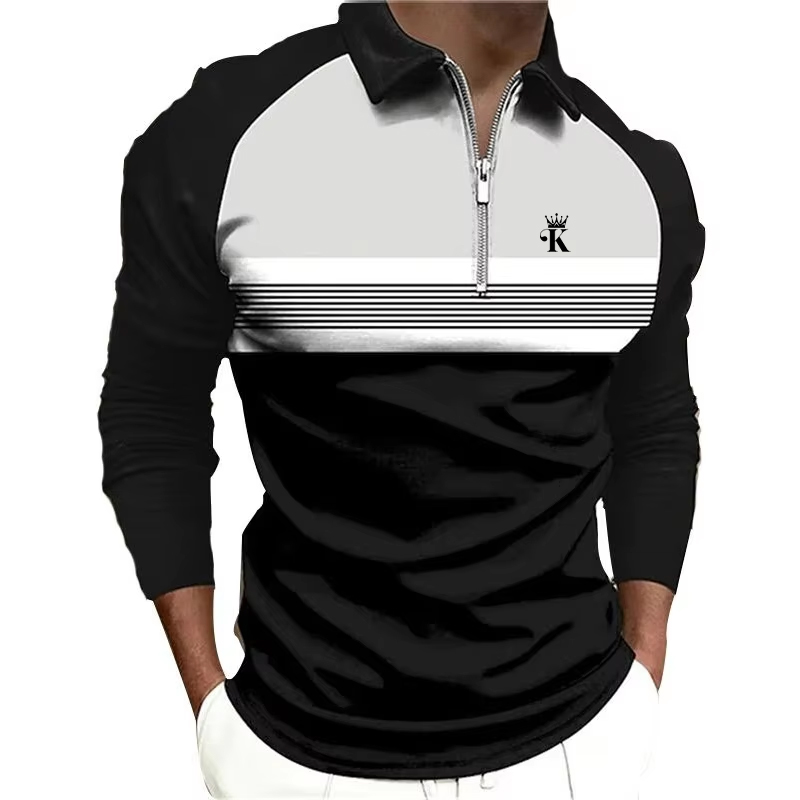 Hommes Polo Zip Polo extérieur - Mens Fashion Quarter Zip avis et prix