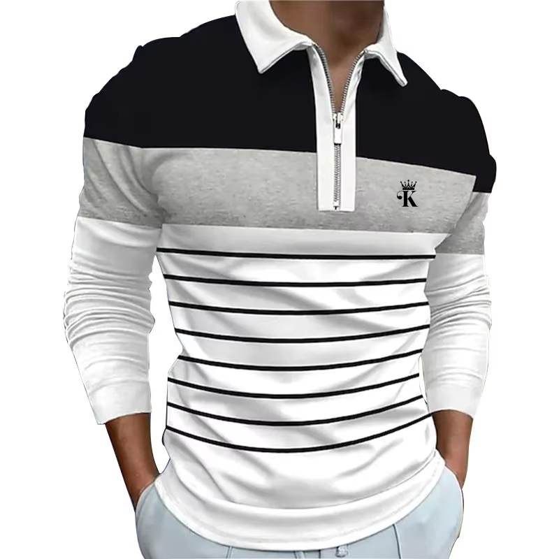 Hommes Polo Zip Polo extérieur - Mens Fashion Quarter Zip avis et prix