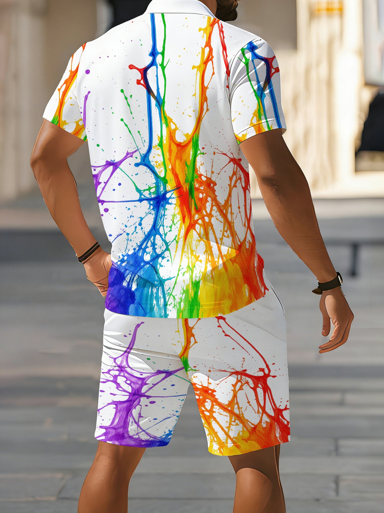 Ensemble de polos à manches co - Men'S Fashion Polo Shirt avis et prix