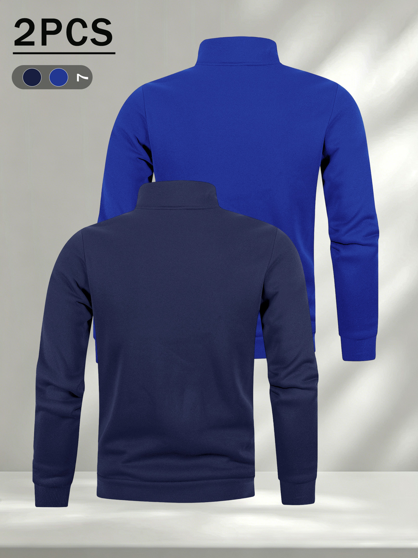 Lot de 2 Sweat-shirts Homme Te - Mens Fashion Quarter Zip avis et prix
