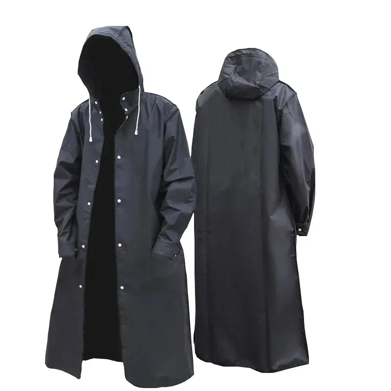 Imperméable long à capuche pou - Mens Fashion Poncho avis et prix
