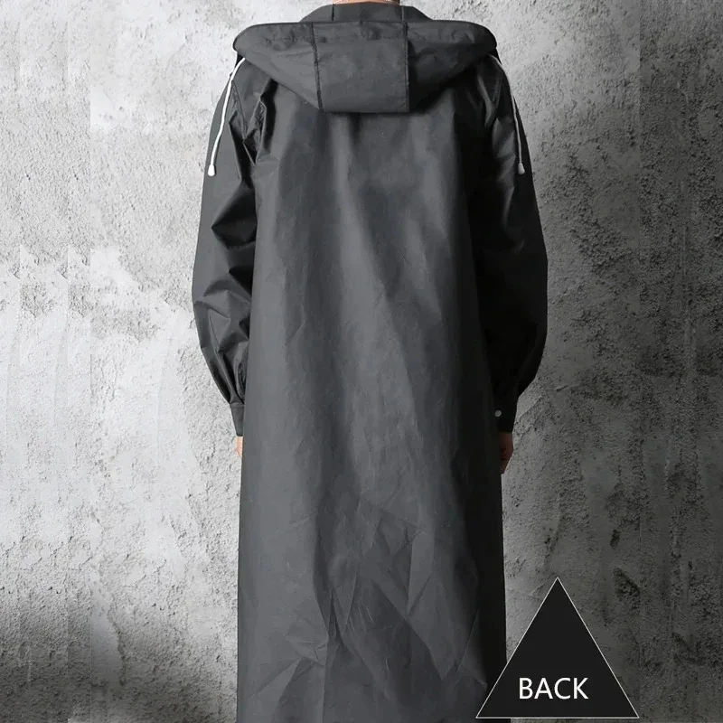 Imperméable long à capuche pou - Mens Fashion Poncho avis et prix