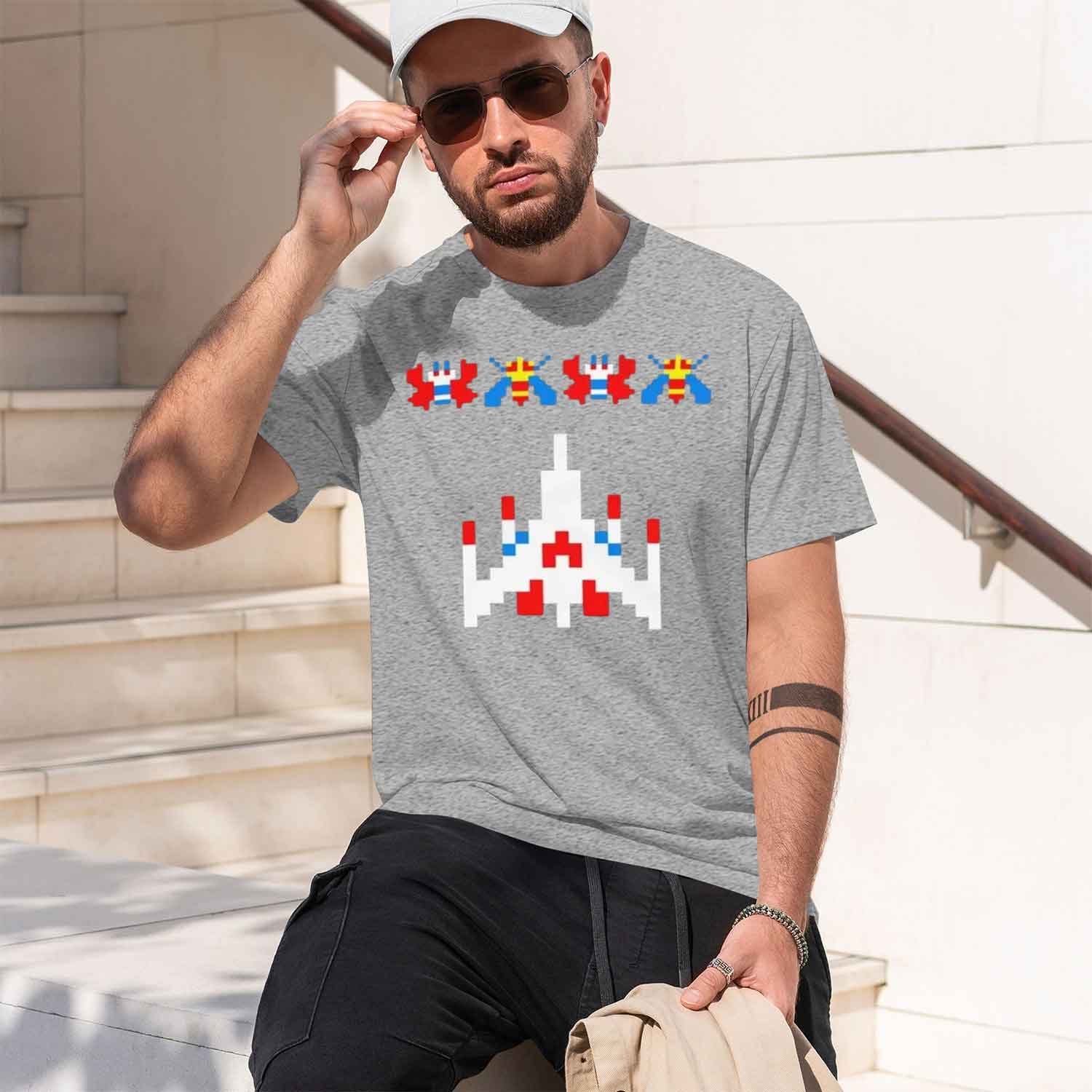 T-shirt vintage Galaga Invader - Men'S Fashion 70S avis et prix