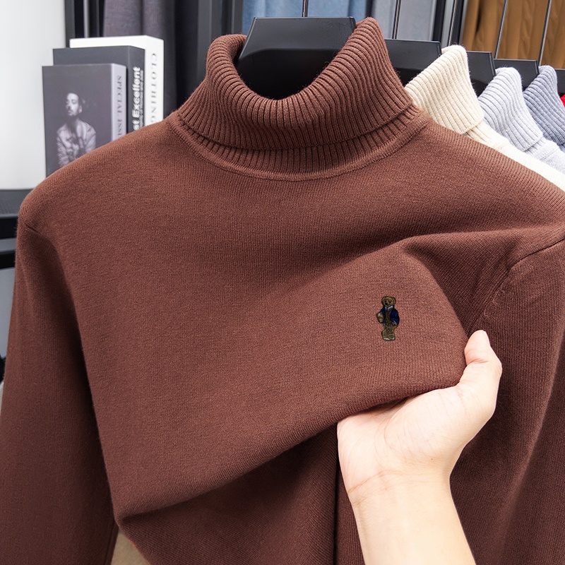 Marque chaude de luxe homme à  - Turtleneck Sweater Men avis et prix