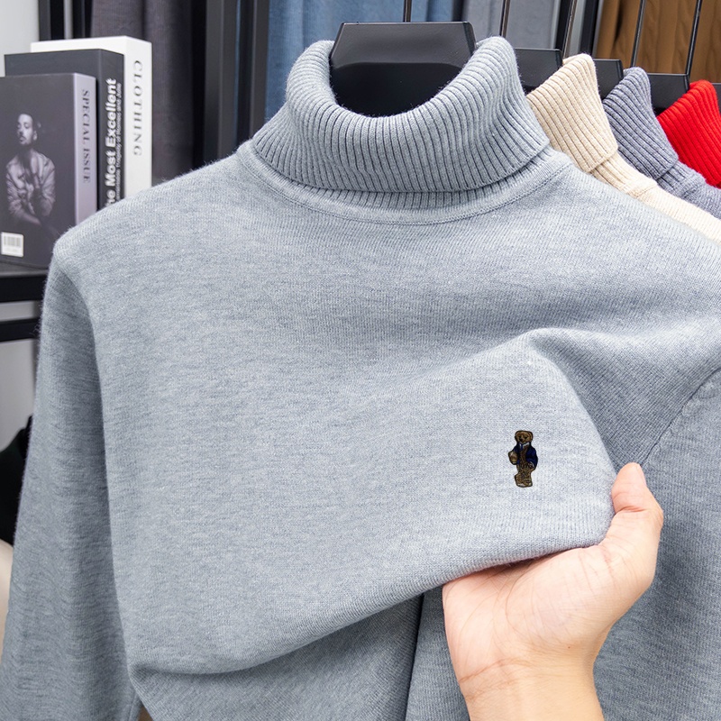 Marque chaude de luxe homme à  - Turtleneck Sweater Men avis et prix