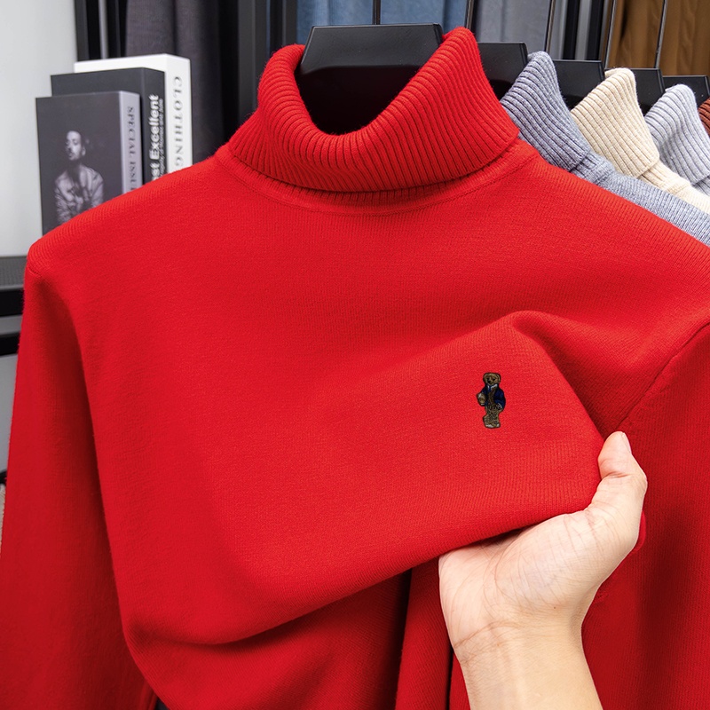 Marque chaude de luxe homme à  - Turtleneck Sweater Men avis et prix