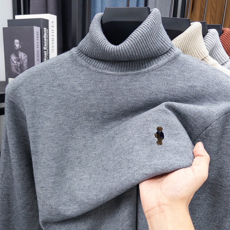 Marque chaude de luxe homme à  - Turtleneck Sweater Men avis et prix