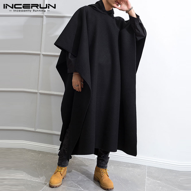 INCERUN mode hommes Cape mante - Mens Fashion Poncho avis et prix