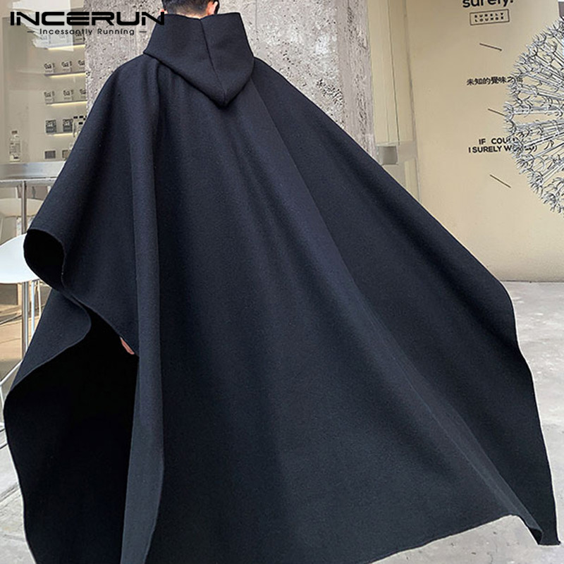 INCERUN mode hommes Cape mante - Mens Fashion Poncho avis et prix