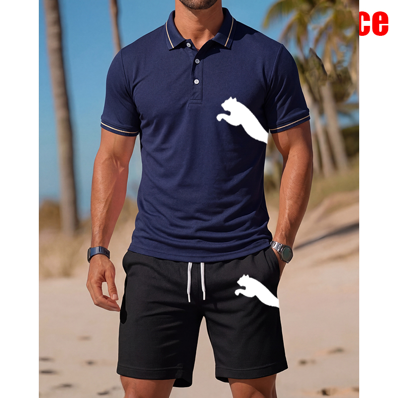 Ensemble Polo et Short Décontr - Men'S Fashion Polo Shirt avis et prix