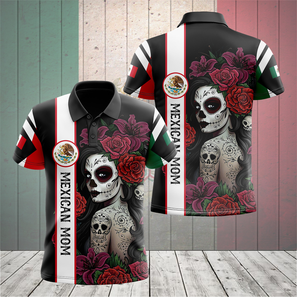 Mexique astèque blason et crân - Mens Fashion Mexico avis et prix