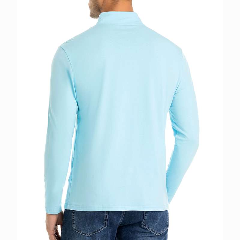 Chemise à manches longues pour - Mens Fashion Quarter Zip avis et prix