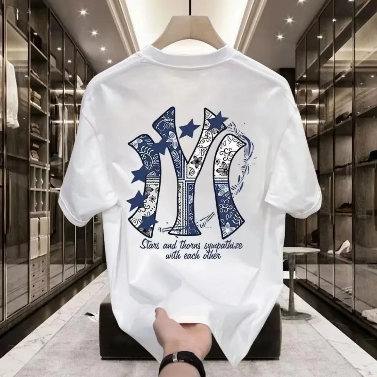 T-shirt Homme Imprimé à Manche - Men'S Fashion Nova avis et prix