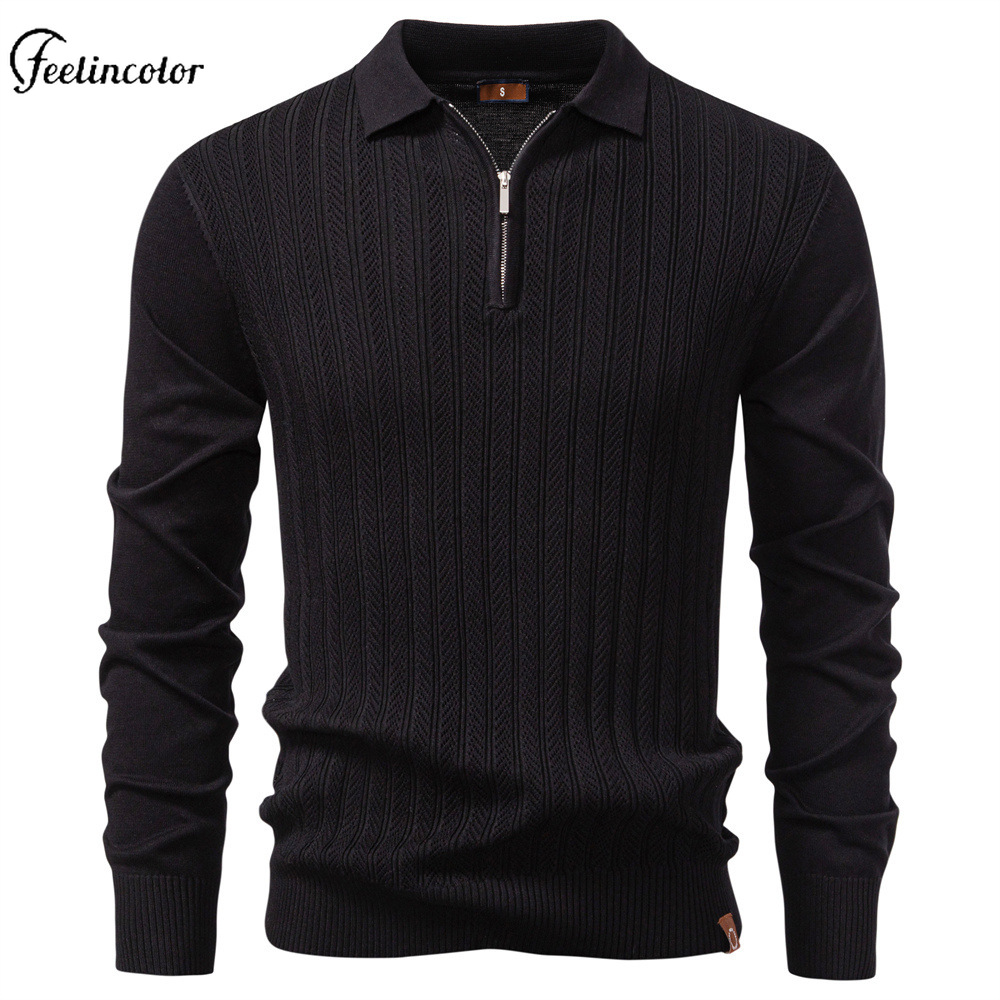 Polo vert Olive pour hommes, f - Mens Fashion Quarter Zip avis et prix