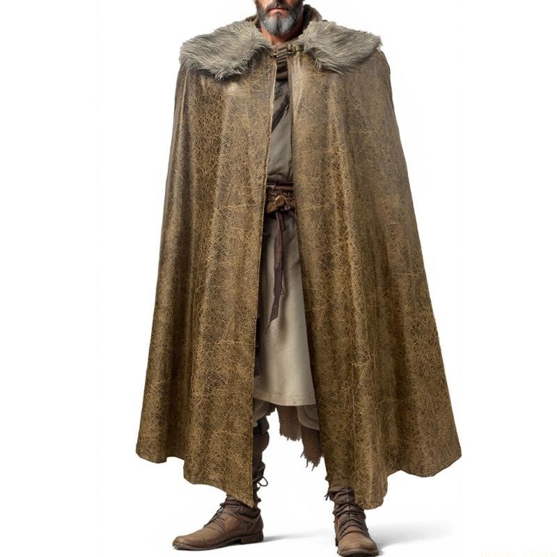 31BF chevalier médiéval Antiqu - Mens Fashion Poncho avis et prix