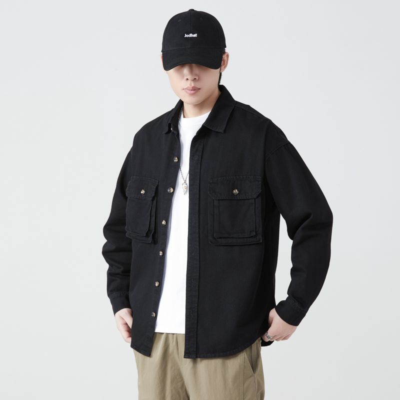 Chemises d'outillage en pur co - Jacket Mens Fashion avis et prix