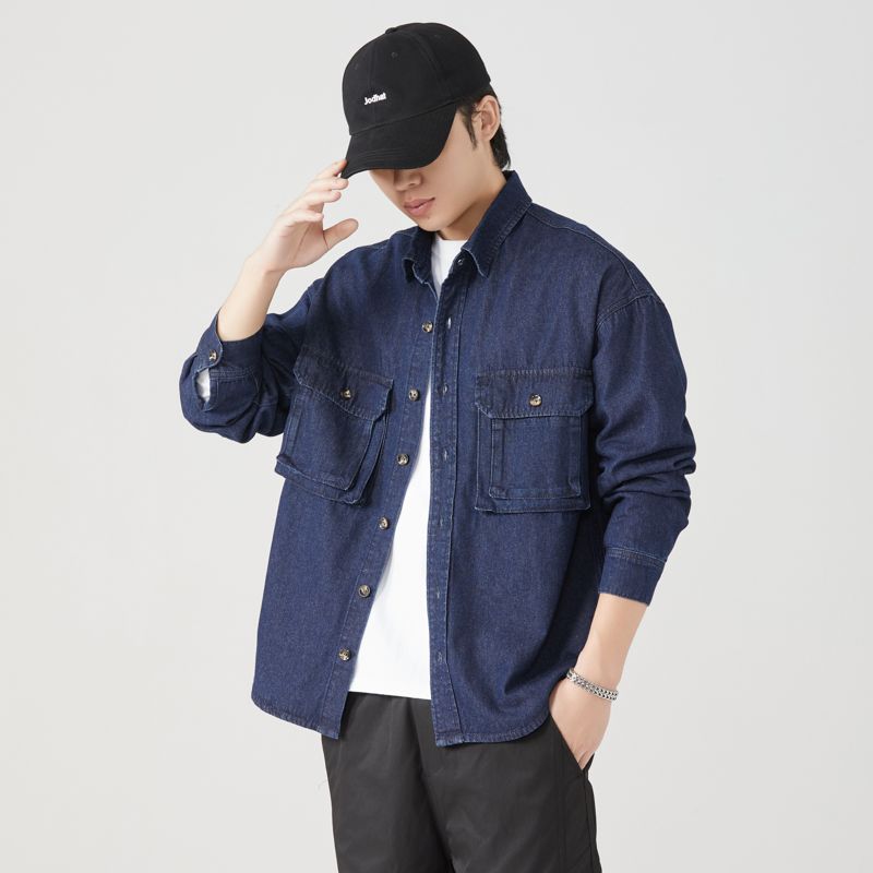 Chemises d'outillage en pur co - Jacket Mens Fashion avis et prix
