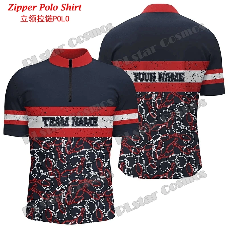 Nom personnalisé Bowling Team  - Mens Fashion Quarter Zip avis et prix