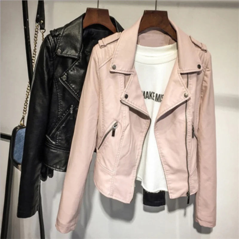 Veste en similicuir à fermetur - Jacket Mens Fashion avis et prix