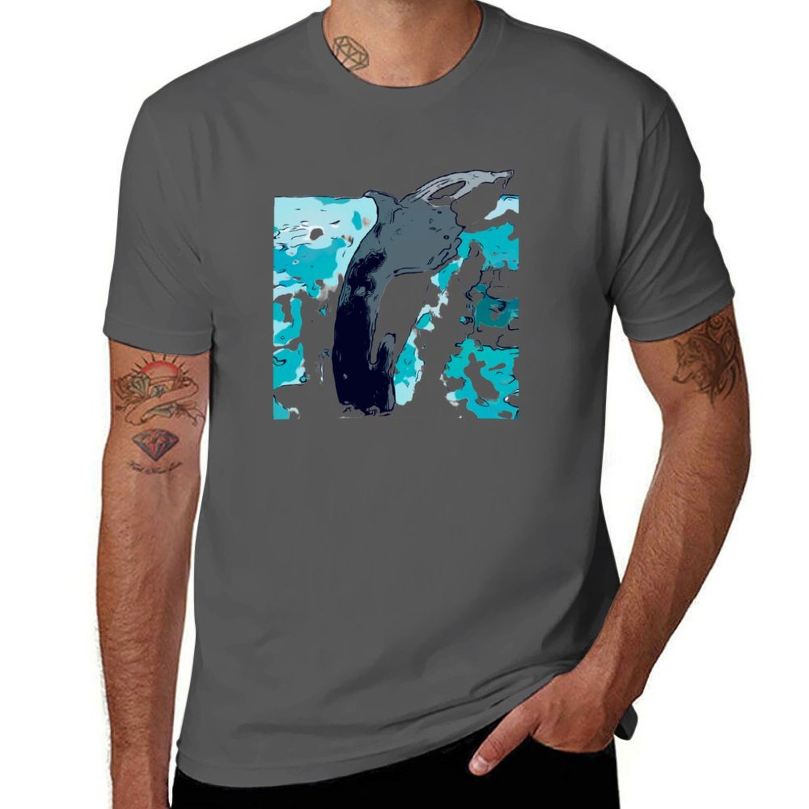 Nova Scotia Whale 2 T-shirt en - Men'S Fashion Nova avis et prix